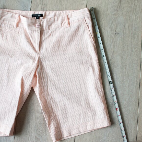 Pinstripe Shorts Pink - Picture 11 of 13
